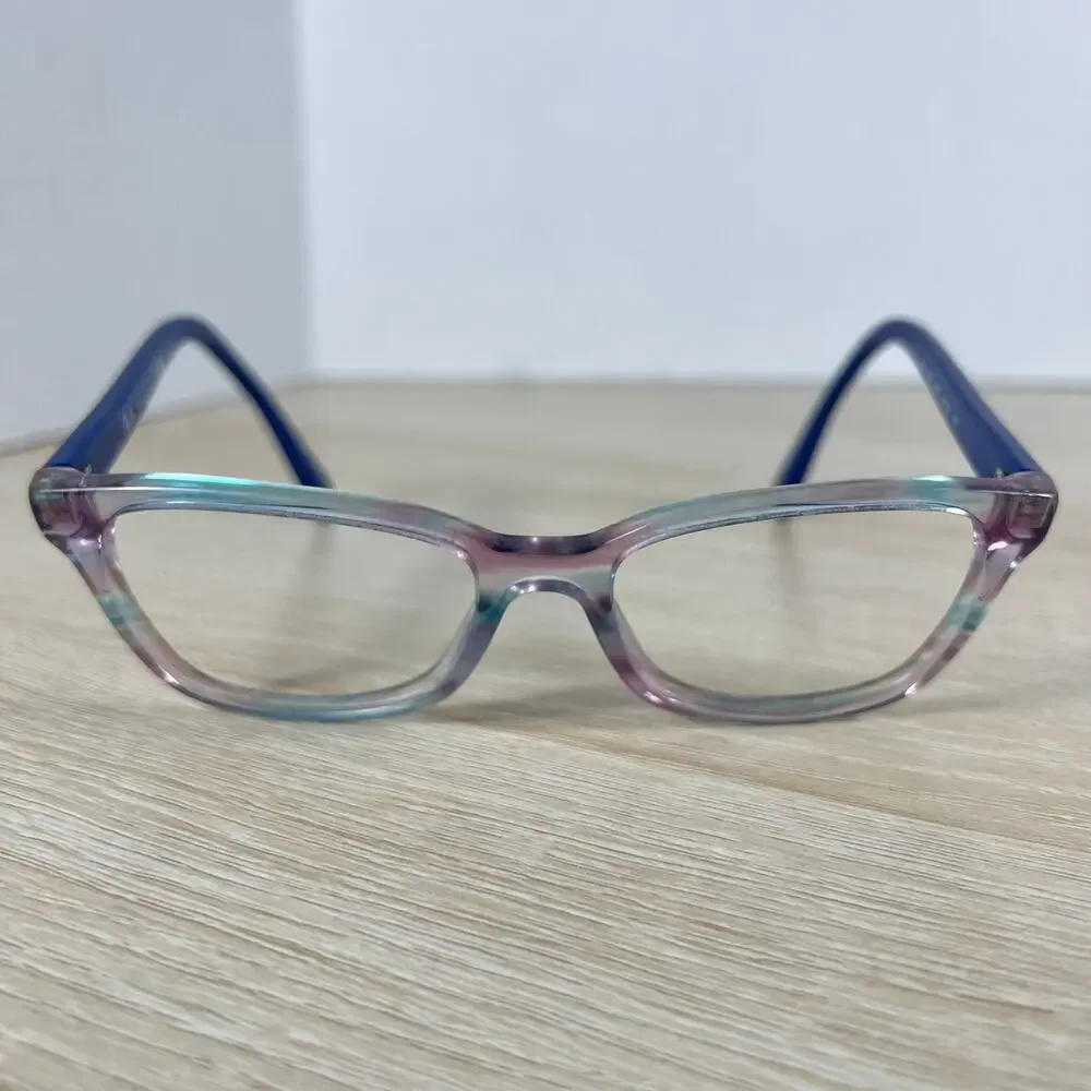 Ray-Ban RB1591 3807 Kids Eyeglasses Blue Clear Frames Only 48-16-130